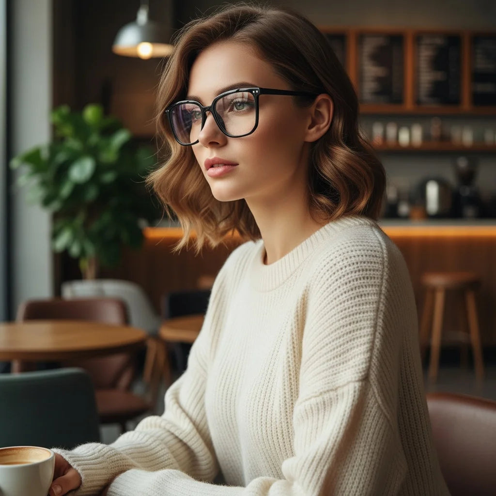 Blue Light Blocking Square Glasses - Unisex